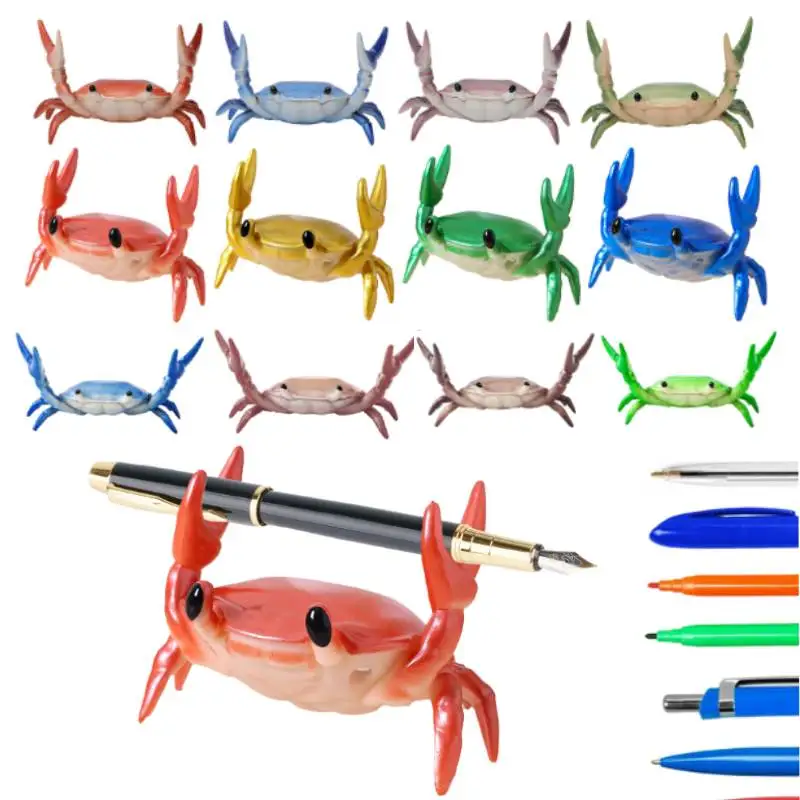 

Креативный держатель для ручек в виде краба-трансформера, подставка для ручек, декоративная модель для школы