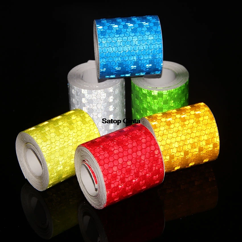 

Светоотражающая лента для автомобилей 5 см * 3 м, водонепроницаемая, самоклеящаяся, 8 цветов, для ночной сигнализации, для велосипедов, прицепов, грузовиков