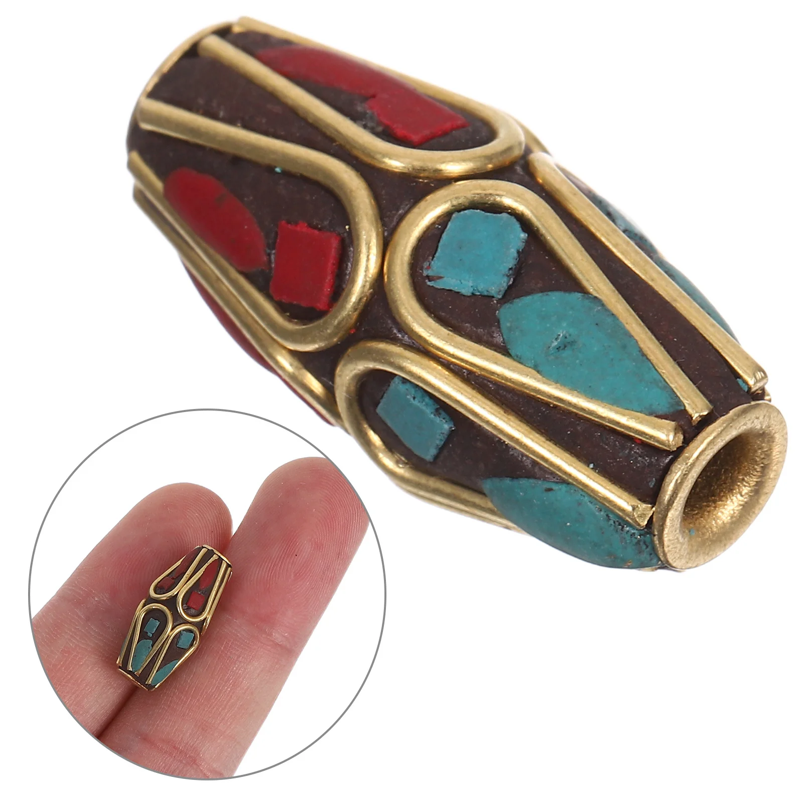 

10Pcs Nepal Tibetan Copper Spacer Beads Vintage Buddhist Jewelry Making Supplies DIY Bracelet Necklace Earrings Pendant Beads