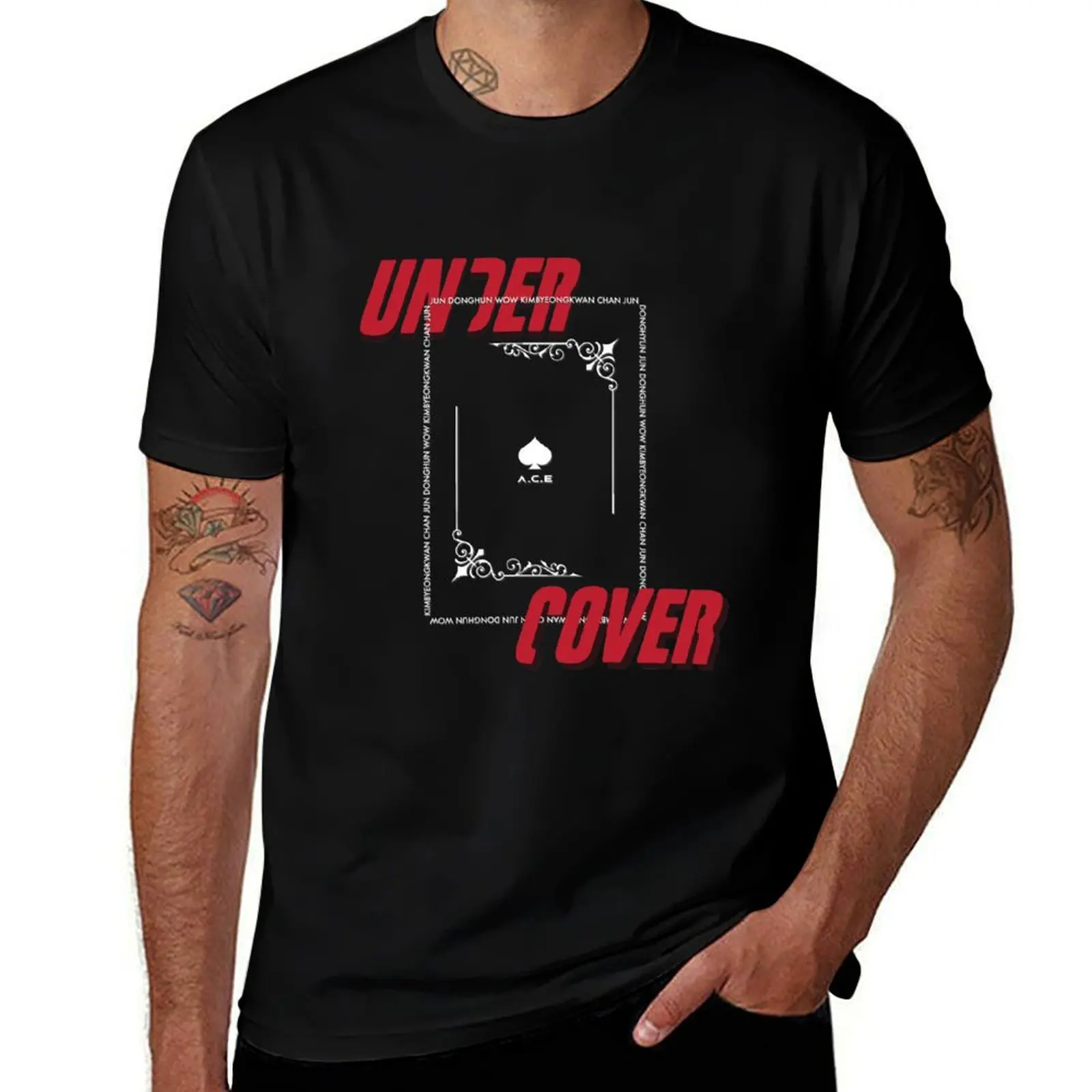 

A.C.E. - Under Cover T-Shirt mens graphic t shirts black cotton t-shirt plain for man package T-Shirt