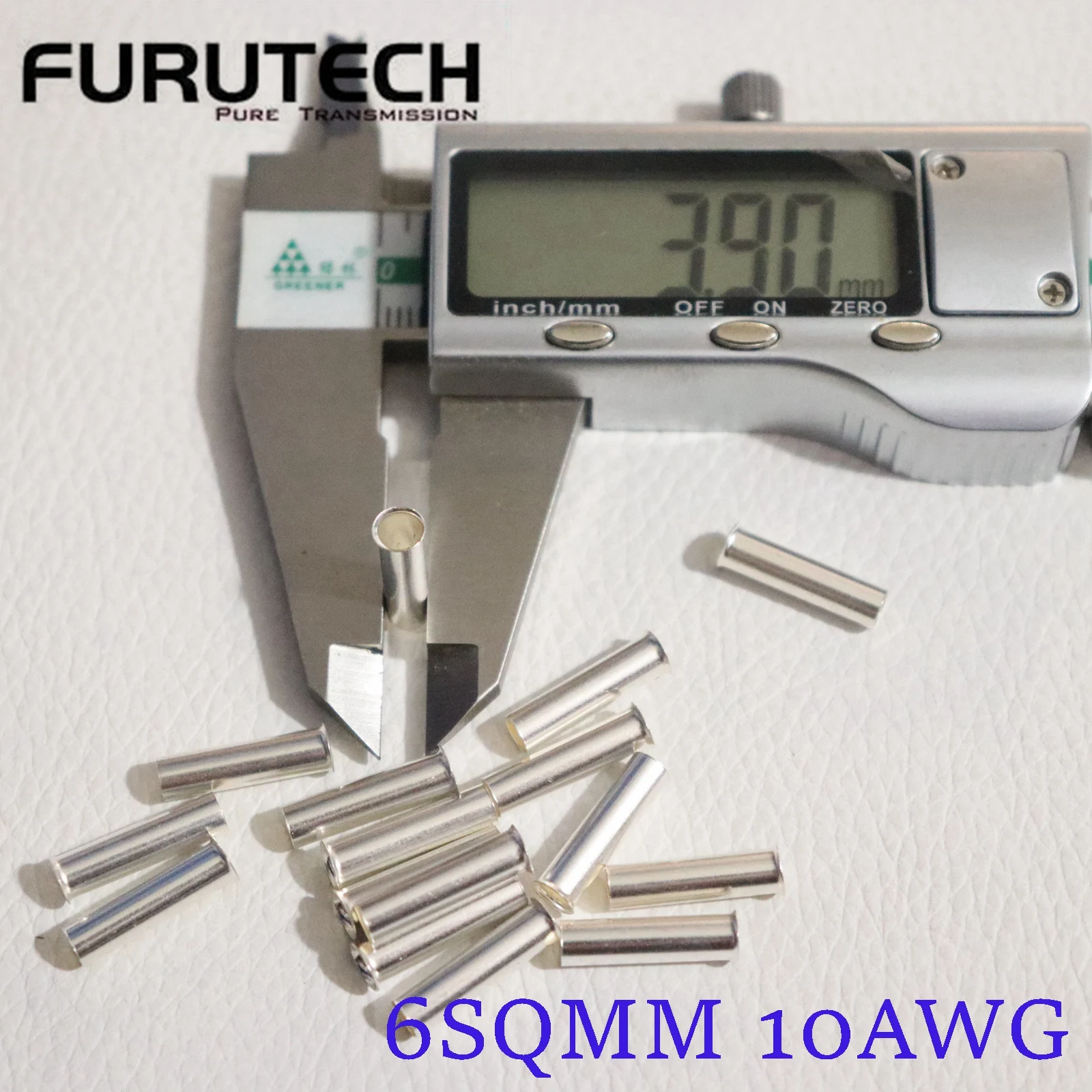 Furukawa originele FURUTECH Alpha niet-magnetische GS audiofiele auto home audio druk draad rode koperen buis zilveren terminal Harnas