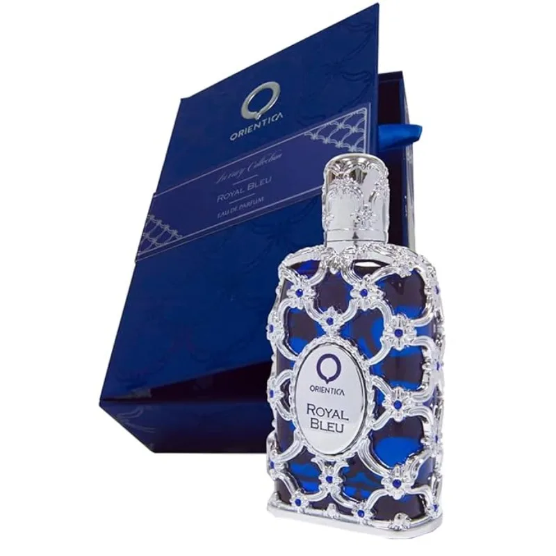 Роскошная коллекция Orientica Royal Bleu Extrit DE Parfum с банкетками бергамота Элегантный и энигматический аромат 2,7 Onzas
