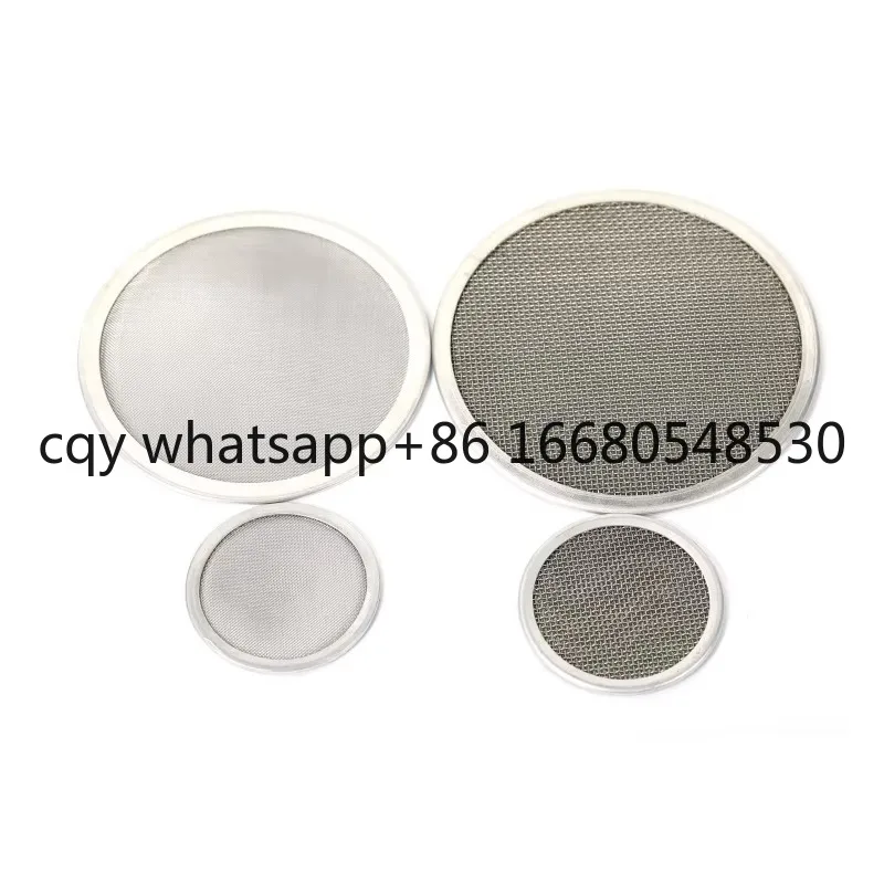 

Edge Wrapped 10 15mm 20 30mm 40mm Round Stainless Steel Mesh Oil Filter Disc