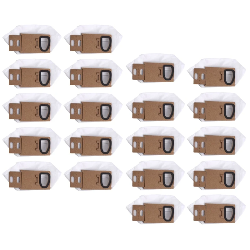 

20 Pcs For Xiaomi Roborock H7 H6 Vacuum Cleaner Non-Woven Fabric Dust Bag Replacement Accessories Parts