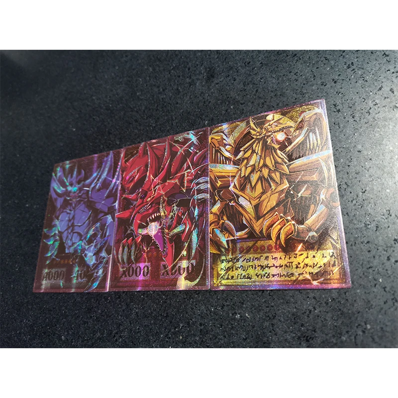 Yu-Gi-Oh! Black Magician Girl Exodia The Forbidden One DIY Homemade Bronzing Game Toys Collection Card Christmas Birthday Gift