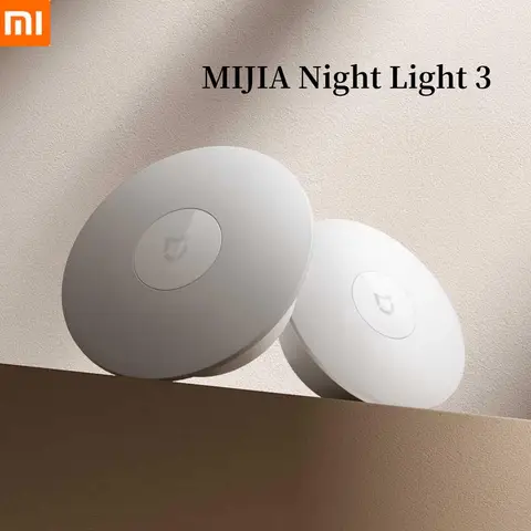 Original MIJIA Night Light 3 Adjustable Brightness Infrared Smart Human Body Sensor Magnetic Base For Smart Home Life