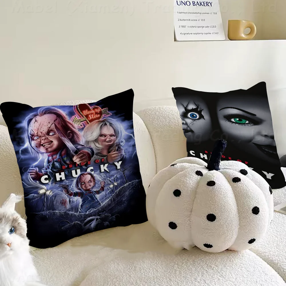 

Movie Chucky Child's Pillow Cushion Cover Pillowcase Living Room Sofa Home Decor Customized