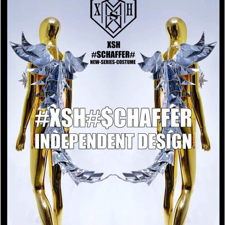 

Men's Nightclub Bar Gogo And Women's Mirrored Irregular Tail Halloween Performance Costume DS Singer Dance Team Outfit Custom