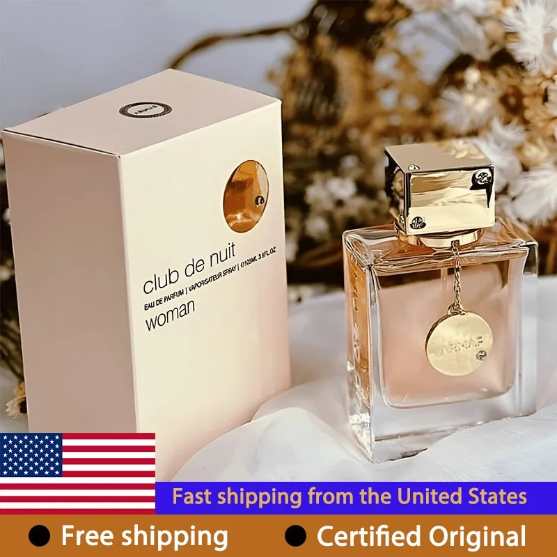 Armaf Club De Nuit para Mujer, Eau de Parfum en Spray de 100 ml, Perfume Floral Duradero con Feromonas, Colonia de 3.6 oz, Perfumes Árabes Originales