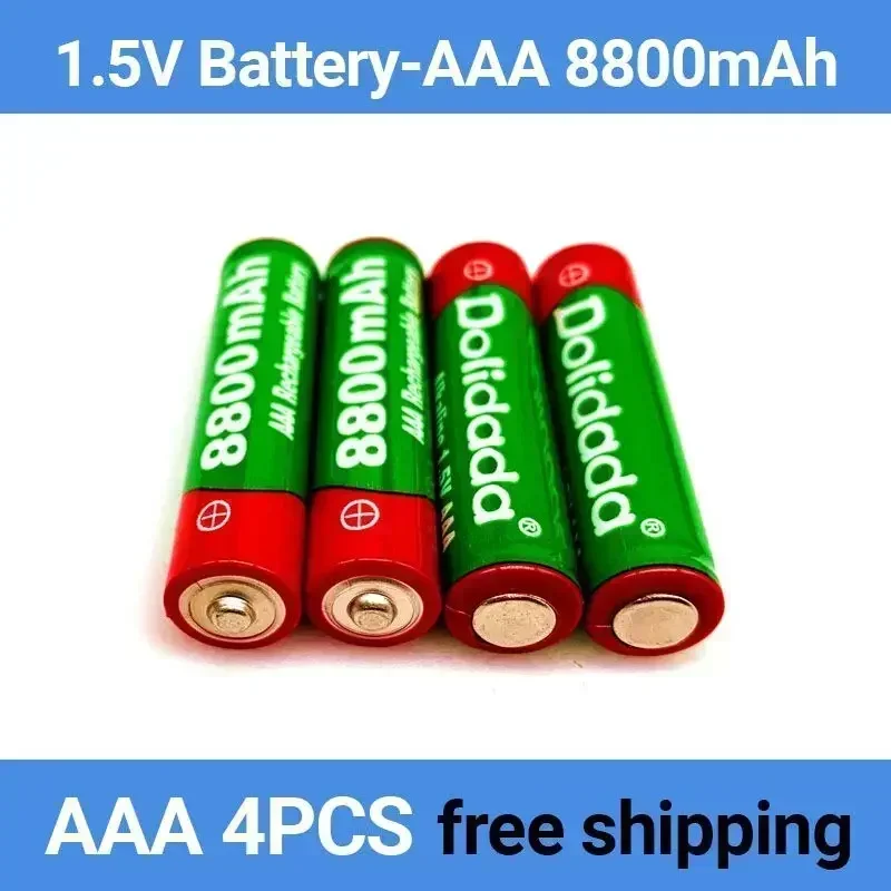 1.5V AAA 8800mah Alkaline Battery AAA rechargeable battery for Remote Control Toy Batery Smoke etc + charger