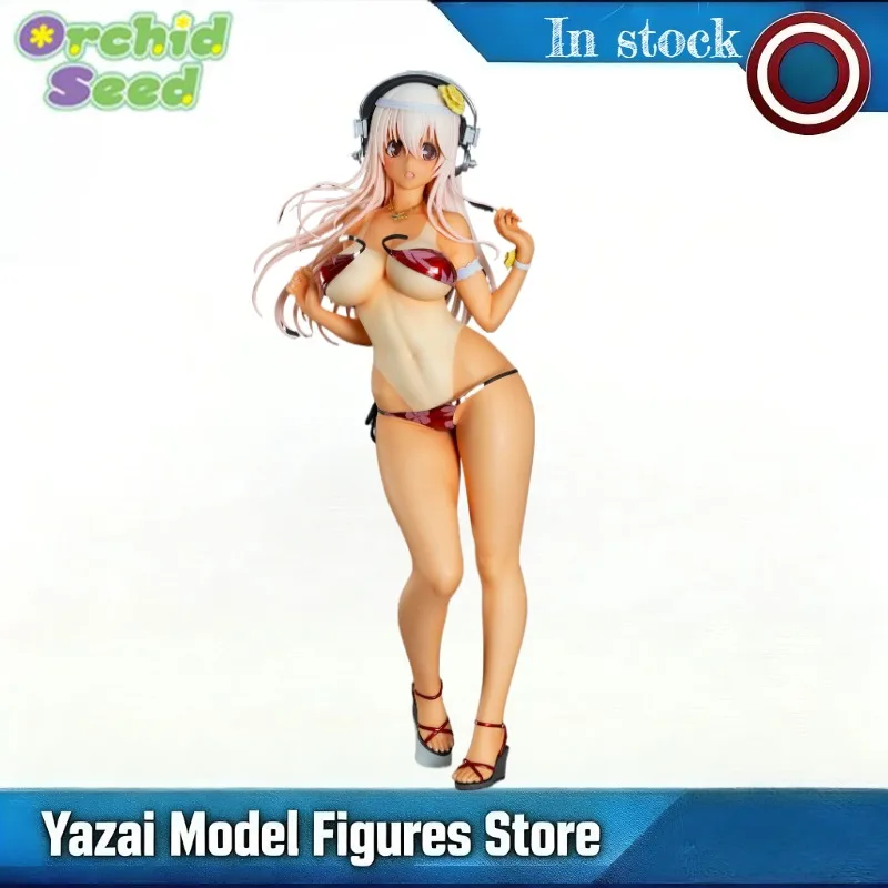 

В наличии Оригинальная фигурка Orchid Seed Sonikomi SUPER SONICO Summer Vacation Sun Marks 1/4.5 35см из ПВХ, аниме-фигурка, игрушка, подарок, украшение