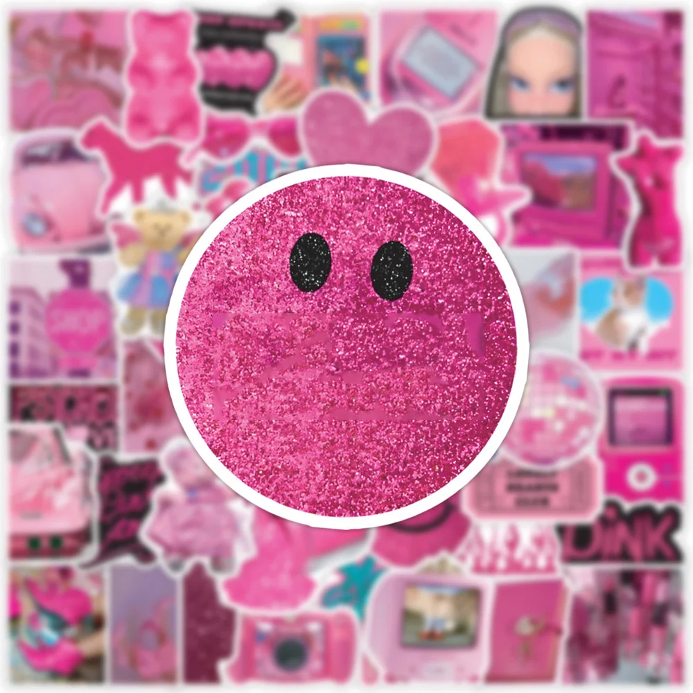 10/30/50 Stuks Ins Stijl Barbie Poeder Cartoon Stickers Speelgoed Diy Koffer Skateboard Telefoon Bagage Fiets Stickers Cadeau