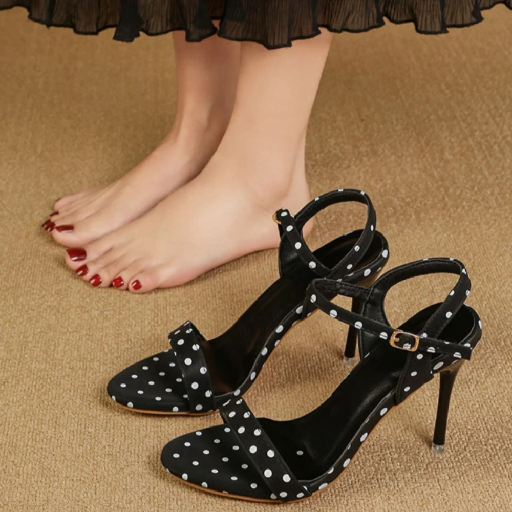Sandały damskie w kropki, małe – Women Shoes Mk recenzja i cena