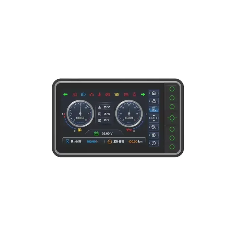 MAF 7-Inch Display Screen 18 Inputs 8 Outputs 2-Channel CAN Bus Communication 7 IO Ports DI-DIS70-IO Instrument Electrical