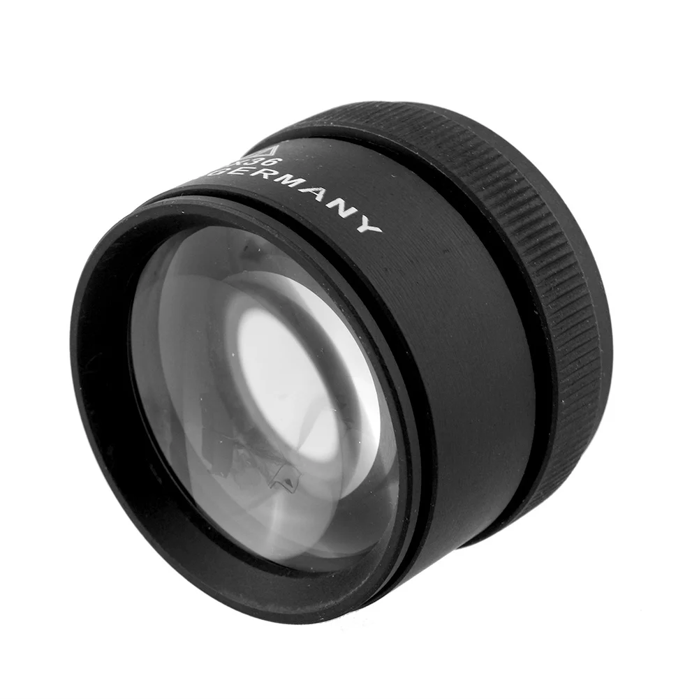 30X 36mm LED Illuminated Jewelry Loupe Magnifier for Coins Stamps Jewelry Inspection Microscope Tool