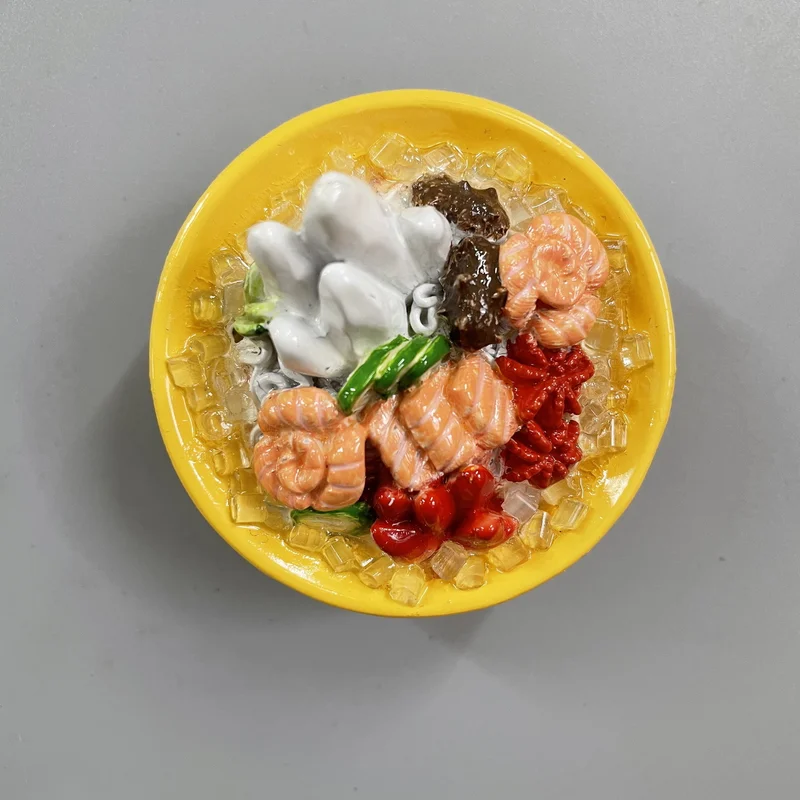 مغناطيس الثلاجة Kawaii الكرتون الغذاء مغناطيس الثلاجة لطيف مغناطيس الزخرفية شخصية خزانة مغناطيس الثلاجة #5