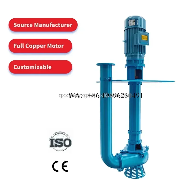 Wmwmnu for Small Portable Stainless Steel OEM Centrifugal Vertical Low Pressure Semi Open Impeller Slurry Dredge