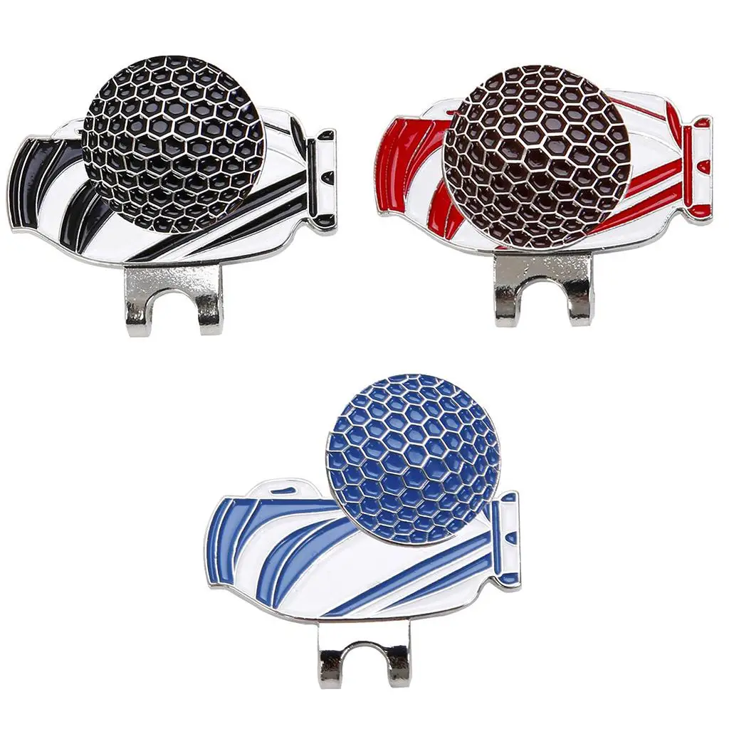 Golf tasche Muster Hut Clip Golfball Marker Golf Cap Clip für