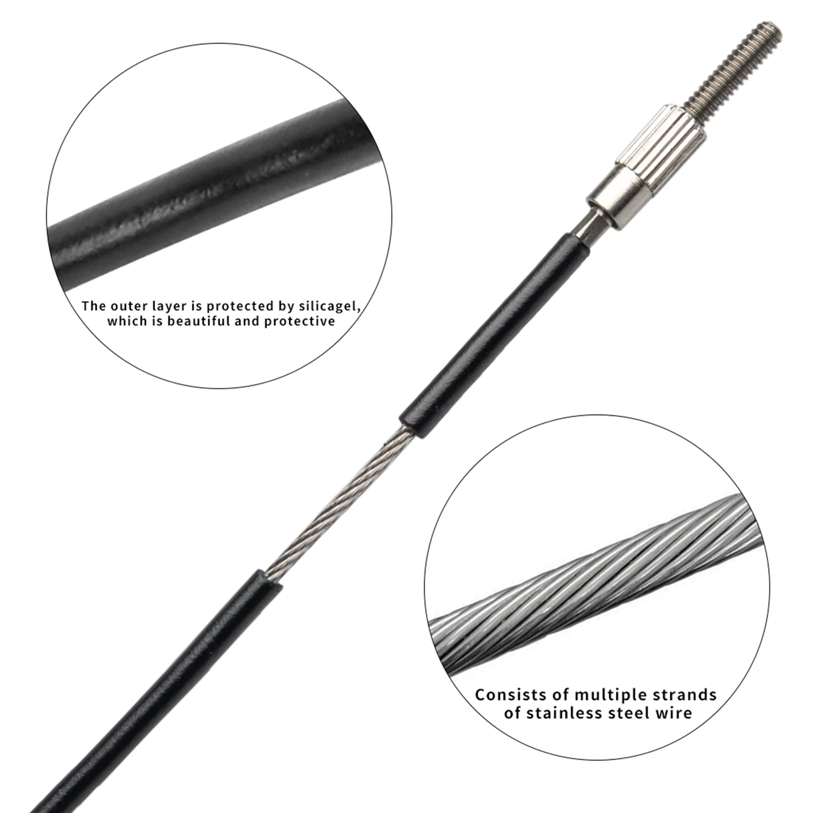 Violin Tail Rope Accessories Violin Gut Cord Replacement Tailgut Tailcord Tail Rope for Musical Instrument Beginners Parts