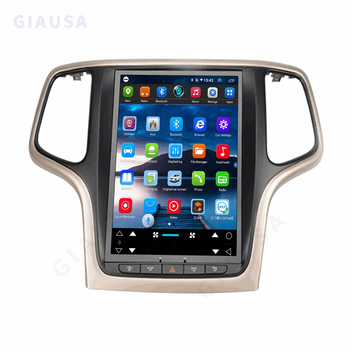 

Android 12 Navigation GPS 10.4" Tesla Style Vertical Screen For Jeep Grand Cherokee 2013-2016 Auto Radio Stereo Multimedia