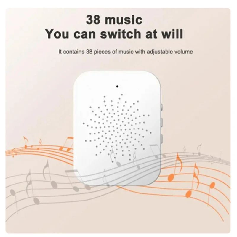 الذكية اللاسلكية واي فاي فيديو الجرس مع كاميرا عالية الدقة ، مقاوم للماء ، 1080P ، HD ، الأشعة تحت الحمراء ، للرؤية الليلية ، سهلة التركيب