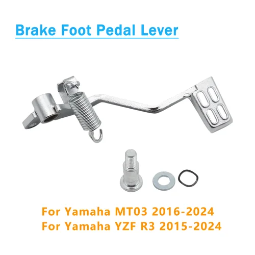 Imagen 1 del producto Palanca de Freno de Pie para Motocicleta YAMAHA MT03 MT-03 2016-2024 YZFR3 YZF R3 2015-2024, Accesorios para Moto