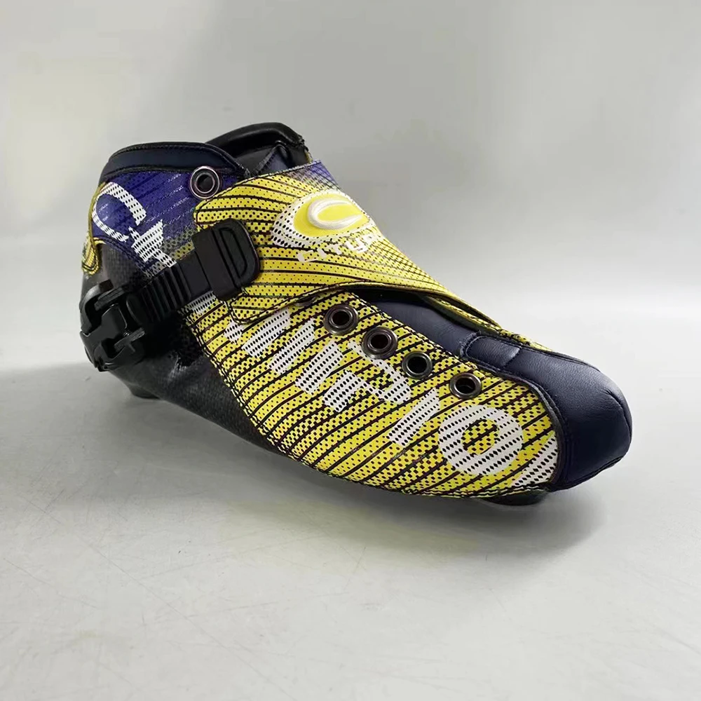 CITYRUN CHAMPION Speed Skate Boots Роликовые коньки Up Boot Royal Road Верх из углеродного волокна Ботинки с широким носком Трек Уличная обувь из волокна