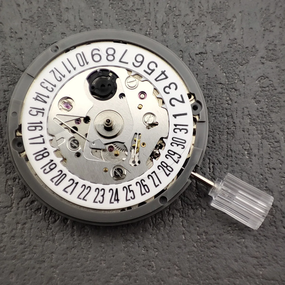 Nhật Bản Đồng Hồ NH35A 6 Giờ Cao Cấp Chuyển Động Cơ Học NH35 Trắng Datewheel Tự Động Tự Cuốn Độ Chính Xác Cao Movt Thay Thế 6