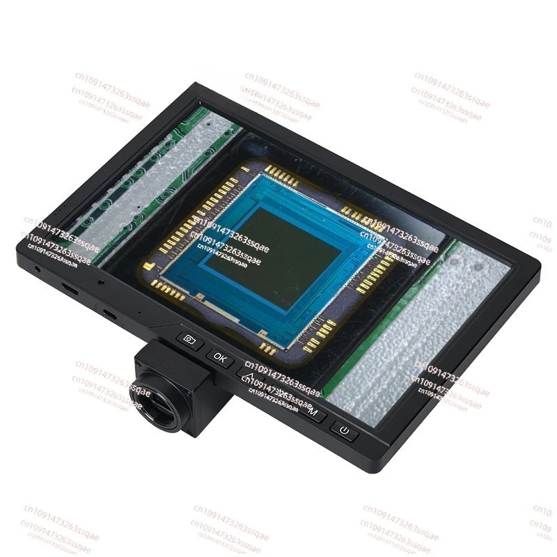 

10-дюймовый встроенный биологический микроскоп высокой четкости, электронный окуляр, идентификация изображения промышленной камеры