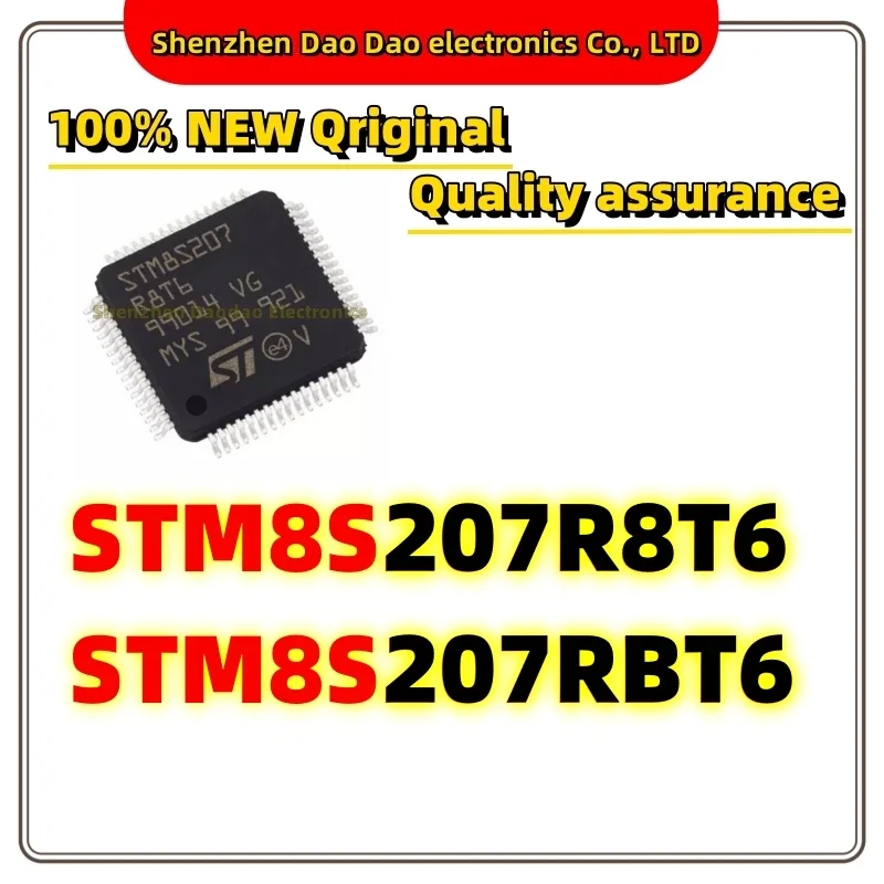 

5Pcs STM8S207R8T6 STM8S207RBT6 LQFP-44 Microcontroller chip new original