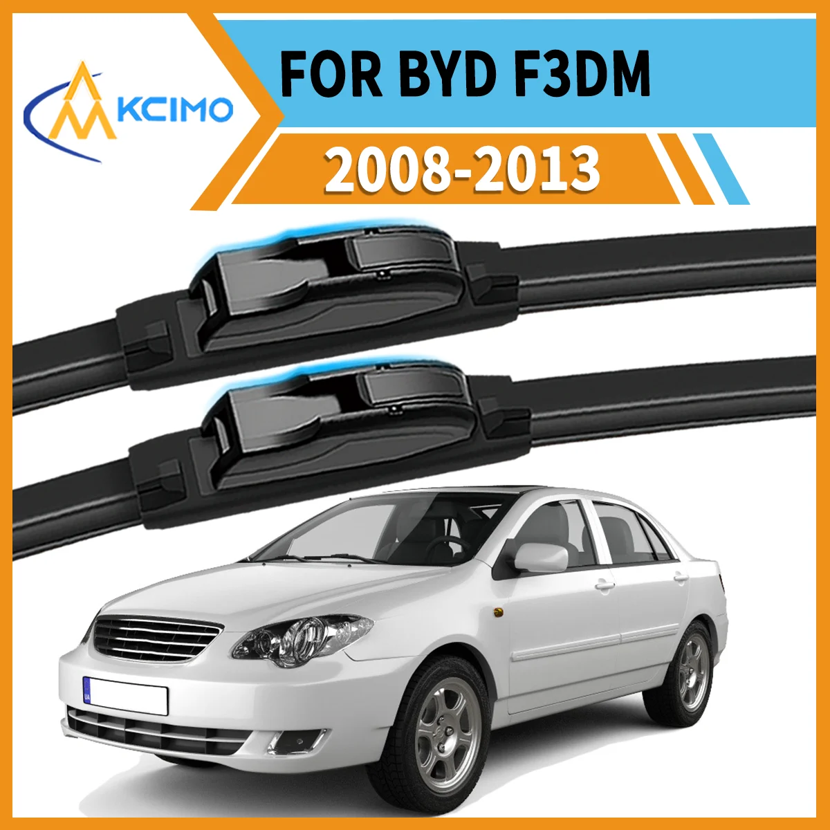 

Essential Upgrade 2PCS Windshield Wipers for BYD F3DM 2008–2013 All-Weather Performance Smudge-Free Clean Maximum Safety