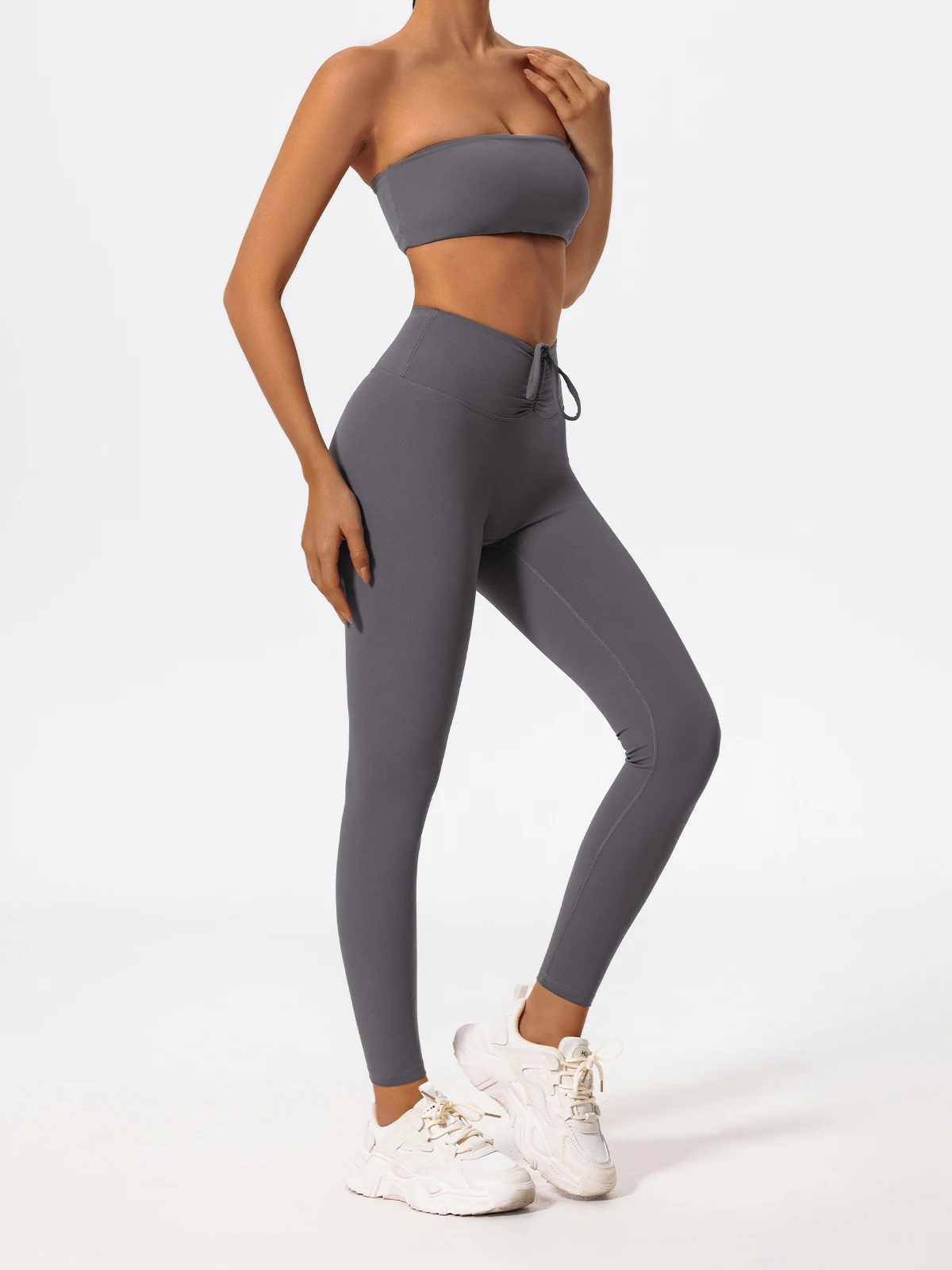 Hearuisavy Sommer Casual Sport-BH Gym Push-Up Unterwäsche Fitness Workout Trägerloses Bustier Bandeau Damen Yoga Kleidung Tube Top – Detail 28