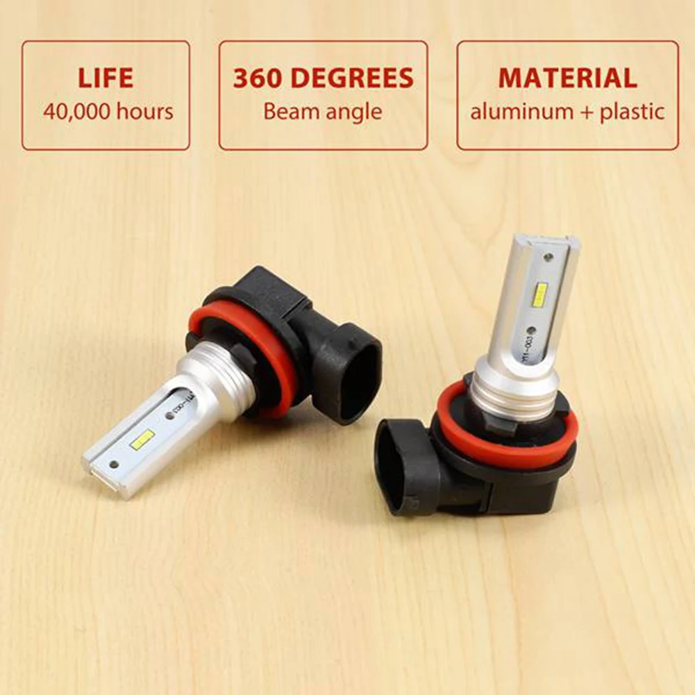 

H8 H11 H16 Led Fog Light Bulb, H16 Led Fog Lamp High Power Csp-Y11, Cool White 6500K (Pack Of 20)-A28K