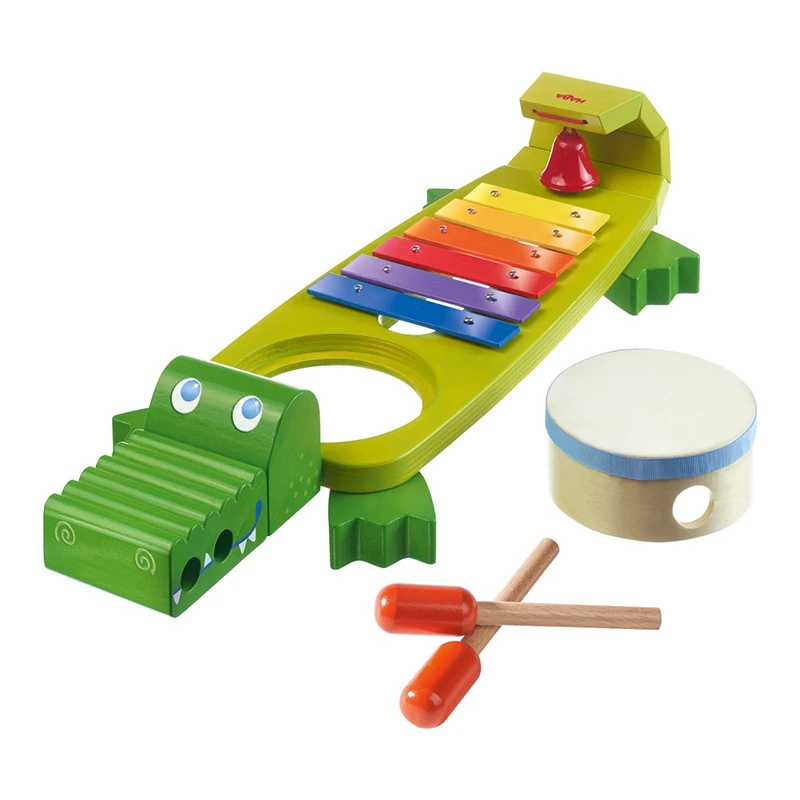 

Baby Early Childhood Education Percussion Instrument Toy Crocodile Symphony 2 Years Old