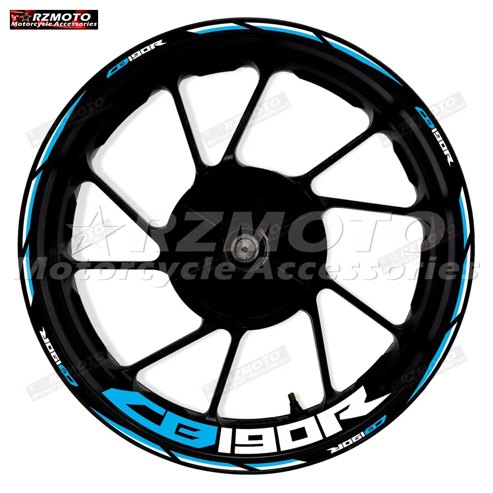 For Honda CB190R CB 190R motorcycle 17 inch front and rear wheel logo decorative rim reflective waterproof sticker