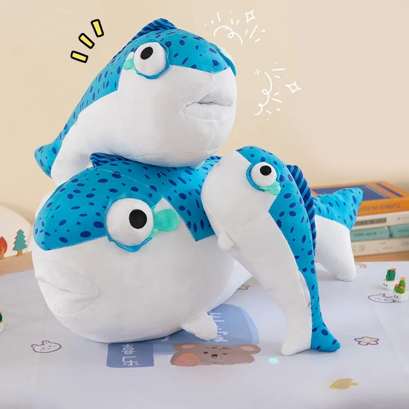 Egg Party Fantasy Figurines Salted Fish Stick Doll Plush Toy Long Pillow Cute Comfortable Soft Brithday Gifts for Children