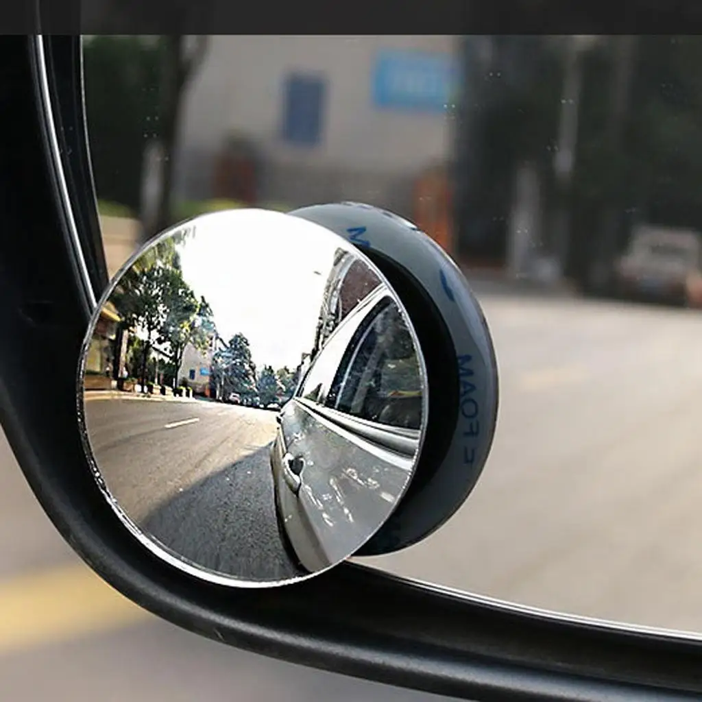 

Stick on Convex Wide Angle Blind Spot Mirror Car Rearview Auxiliary Side Mirror for Clear Parking