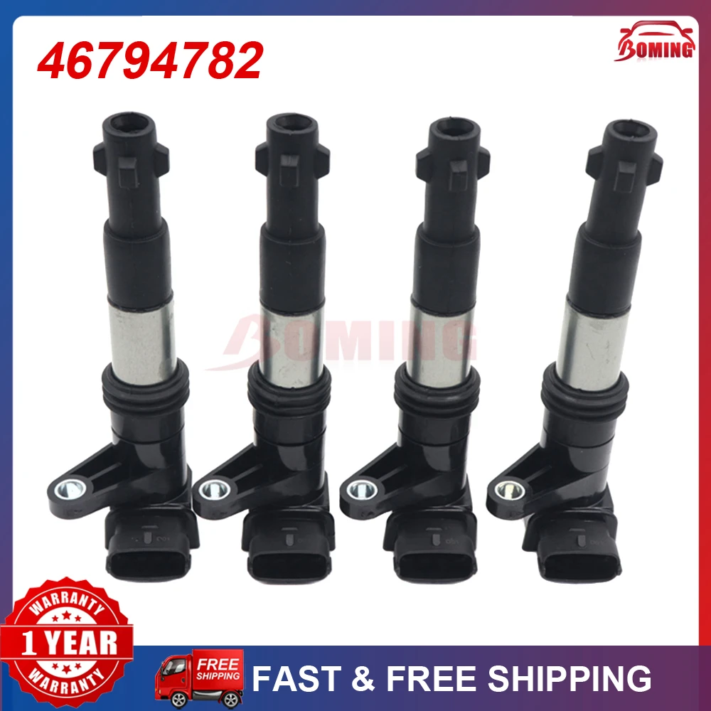 1/4pcs 46794782 Car New Ignition Coil Kit For ALFA ROMEO 156 159 GT GTV Spider 916C 916S 932 937 2.0L JTS 0221604103 467947820