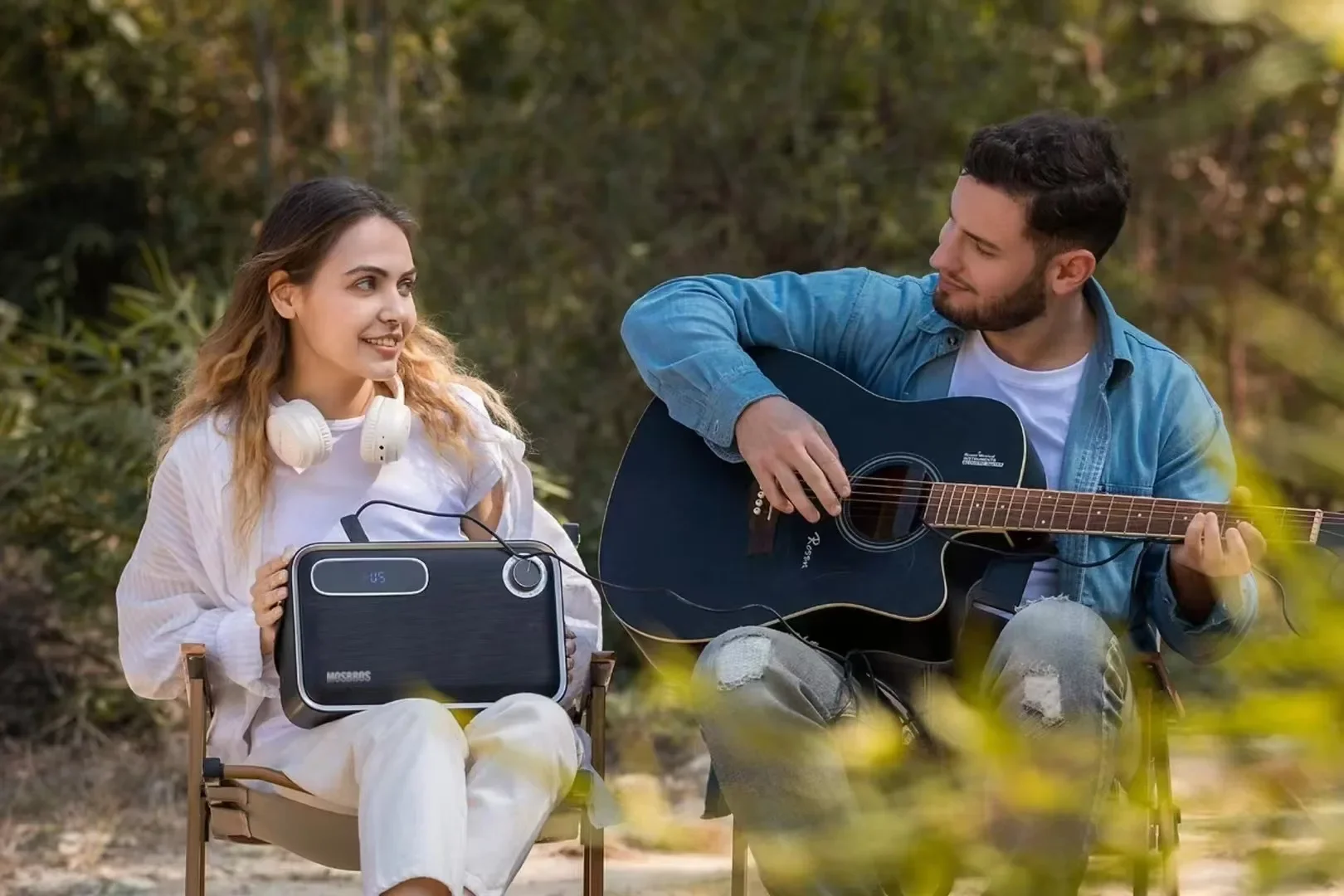 

MOSBROS KARABASS 12K 120W Spuer Power Wireless Party Speaker TWS Portable FM Radio Wireless Outdoor Speakers With Strap