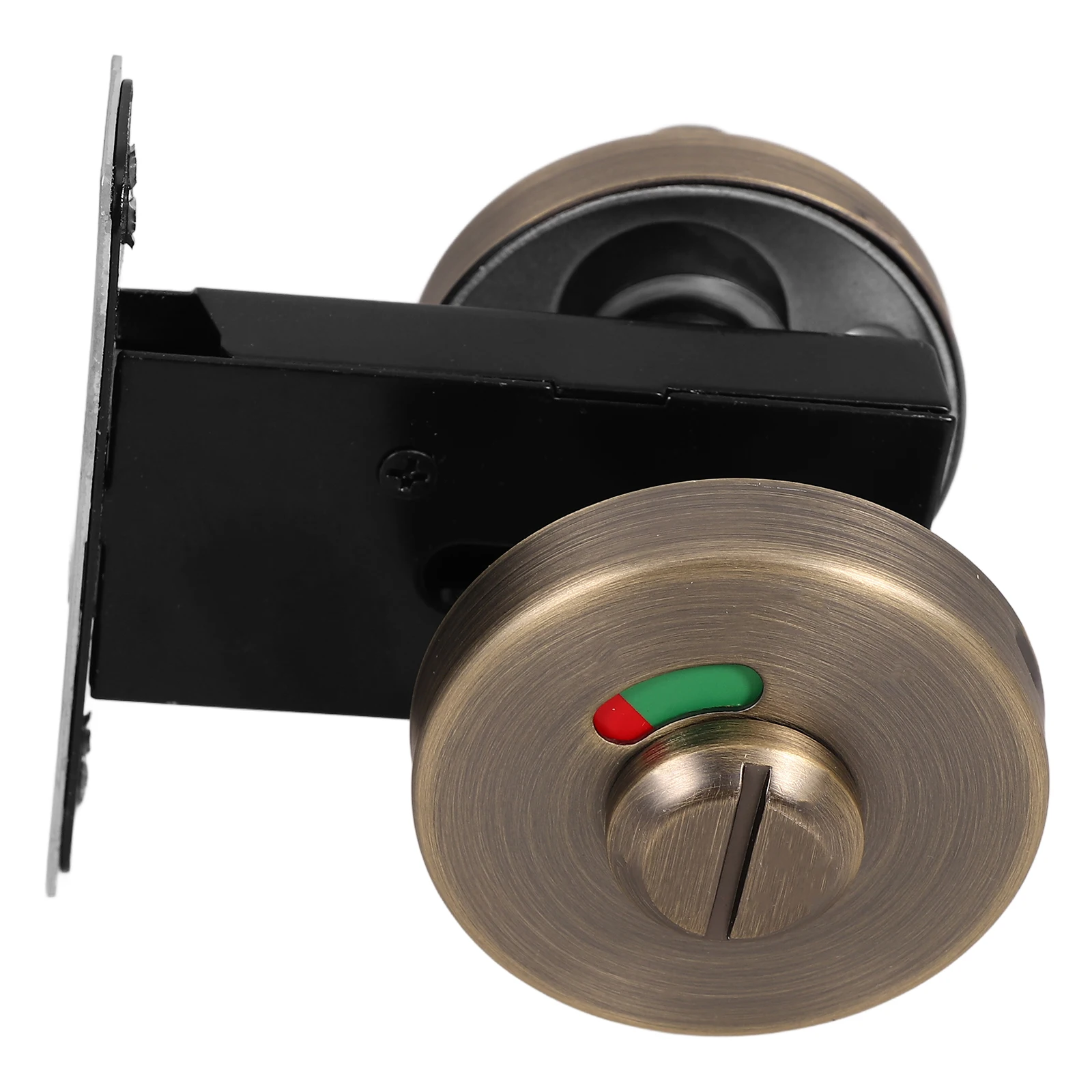 

Bathroom Indicator Lock 304 Stainless Steel Privacy Universal Door Latch Restroom Stall Vacant Occupied Sign Engaged Partition