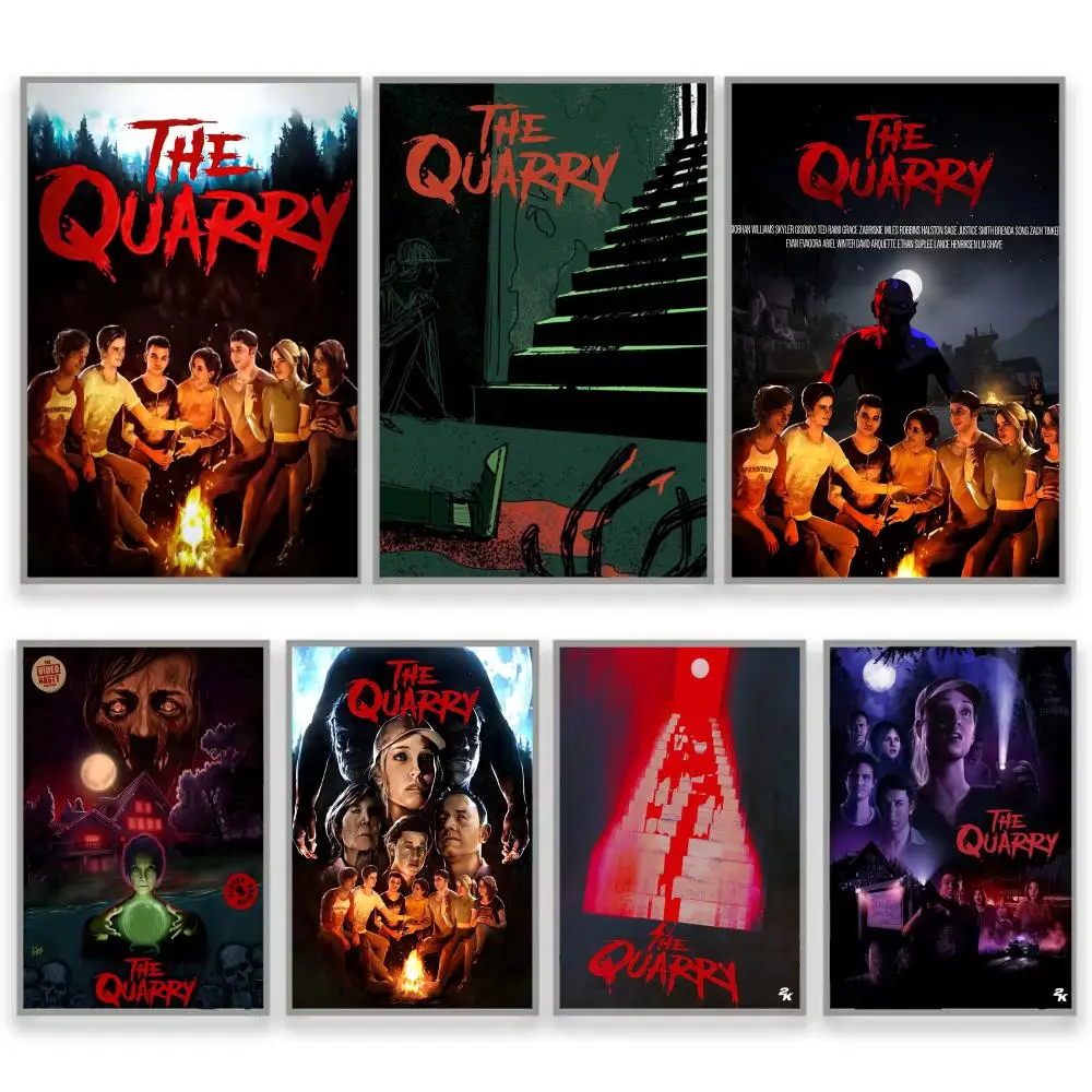 Thriller Movies The Q-Quarry Poster Perfect Sticker Self Adhesive Art Designed for Home Dining Office Spaces Durable