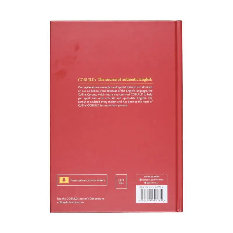 Collins COBUILD Advanced American English Dictionary For Upperintermediate And Advanced Learners Of English Third Edition