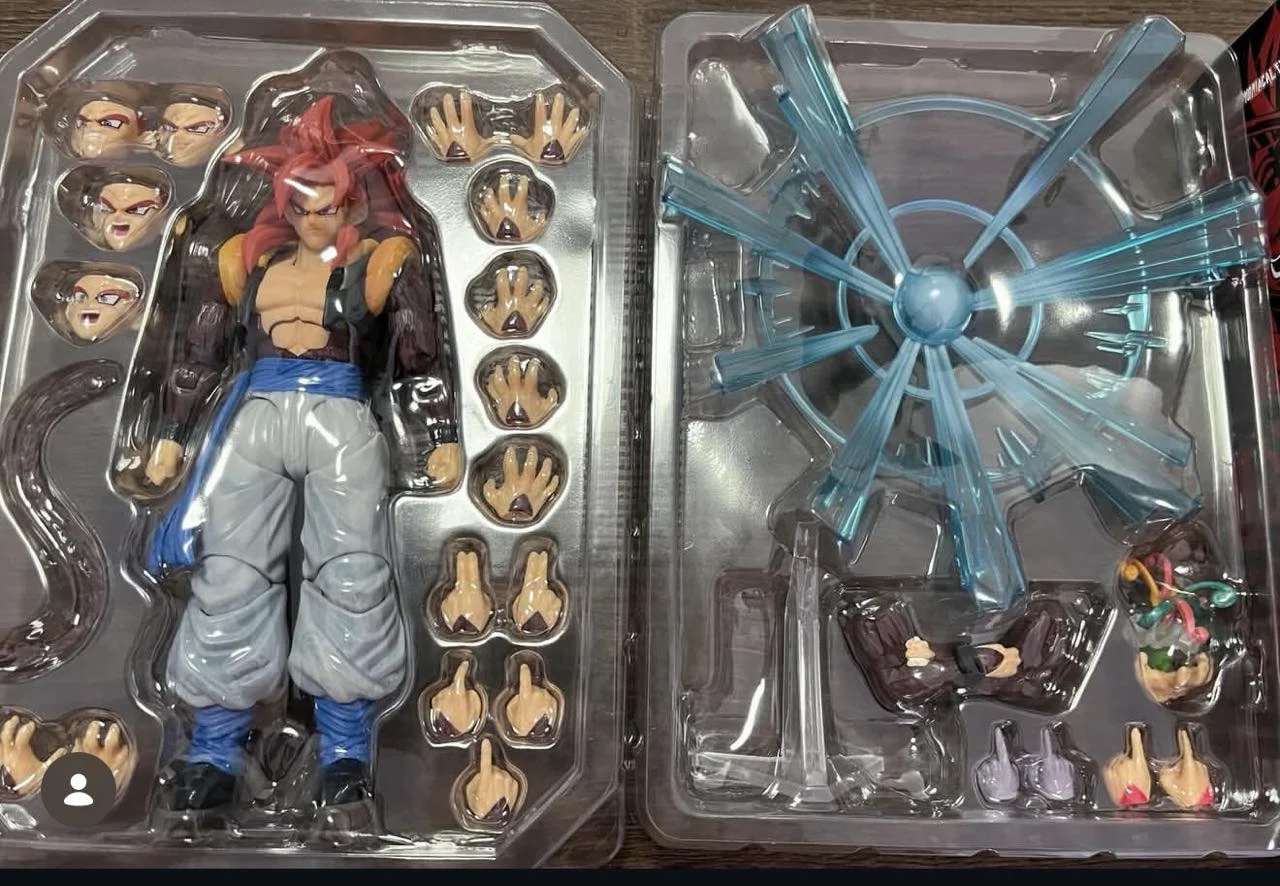 New Demoniacal Fit SSJ4 Gogeta Action Figure Dragon Ball GT 3.0