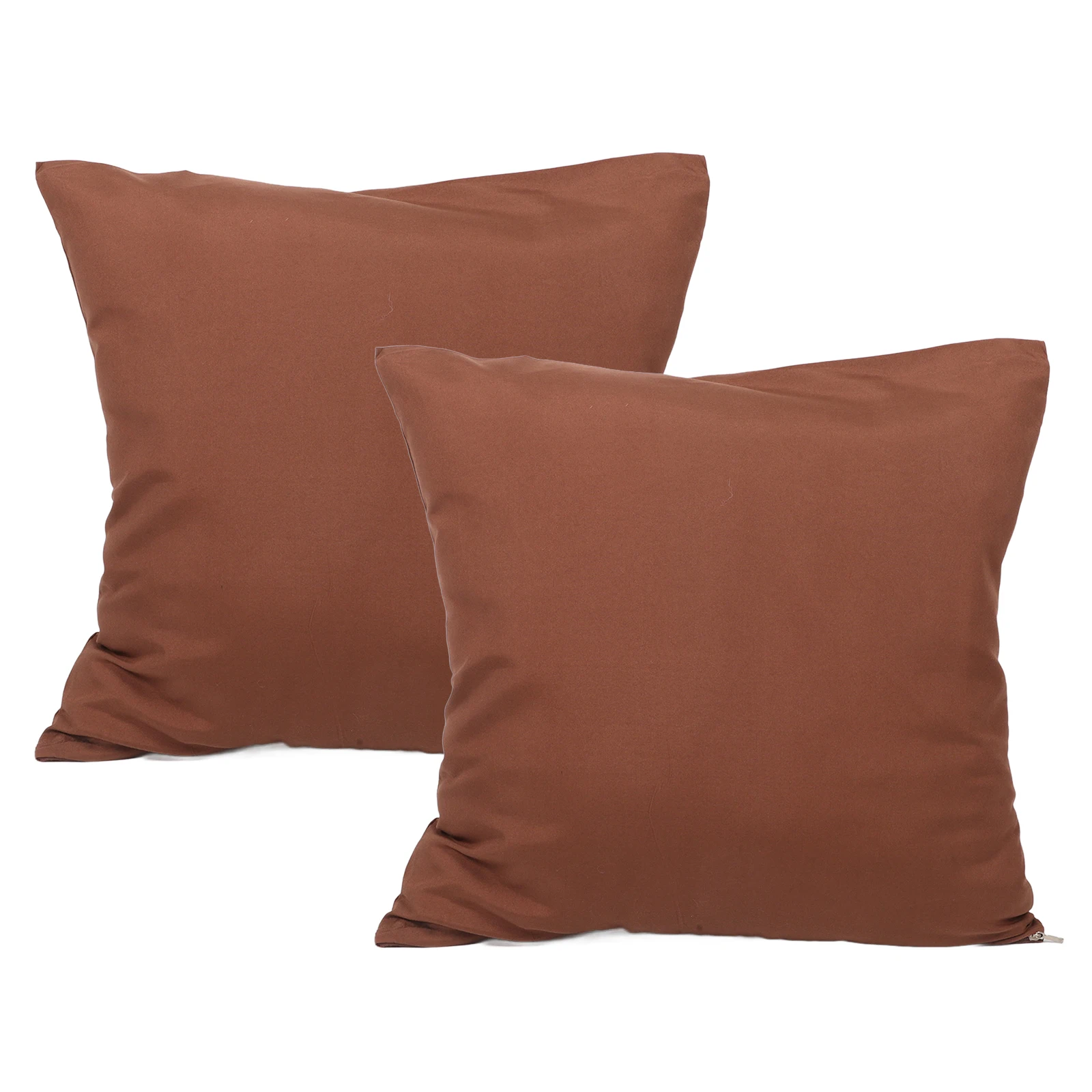 

2 Pcs Pillow Cases Pastel Pink Square Without Core Modern Minimalist Soft Brushed Fabric Decorative Cushion Covers Boho Throw