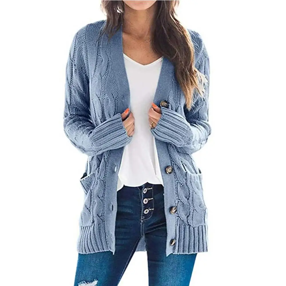 2024 Womens Boho Cardigan Casual Loose Long Sweater Open Front Knit Sweaters Coat Korean Style Sweater For Women Daily