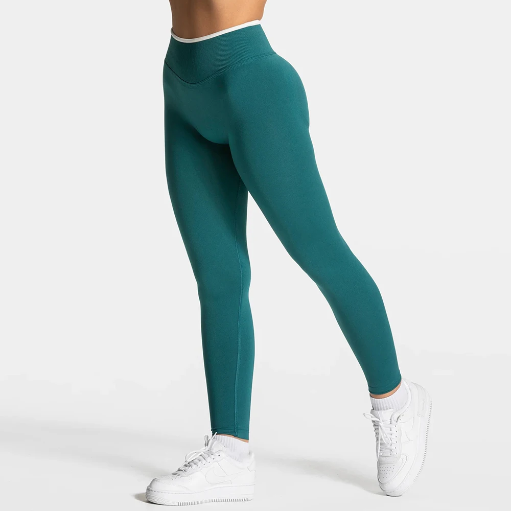 الرياضة طماق النساء اللياقة البدنية عالية الخصر سلس اليوغا السراويل Scrunch الغنيمة الخوخ الورك رفع الصالة الرياضية الملابس ملابس محكمة للتمرين