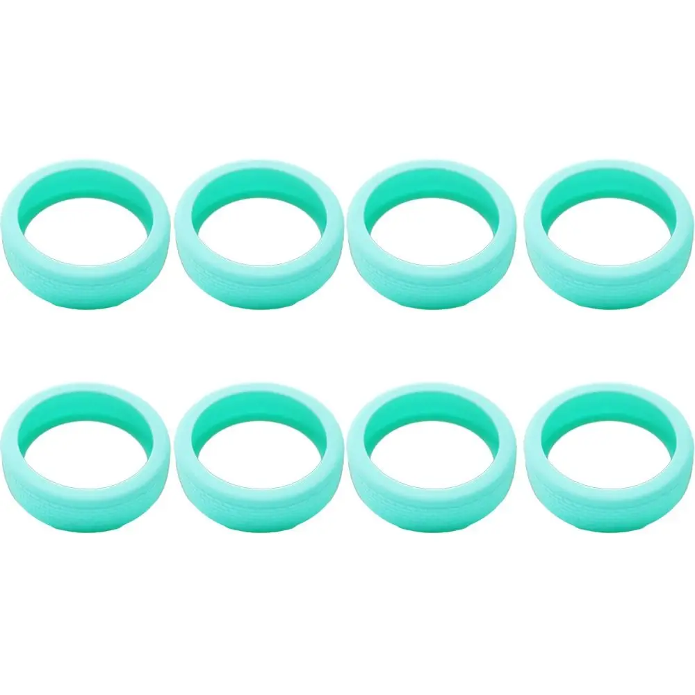 8 Teile/satz Silikon Koffer Räder Schutz Abdeckung mit Silent Sound Reduzieren Lärm Trolley Box Gepäck Caster Schuhe Casters Abdeckung