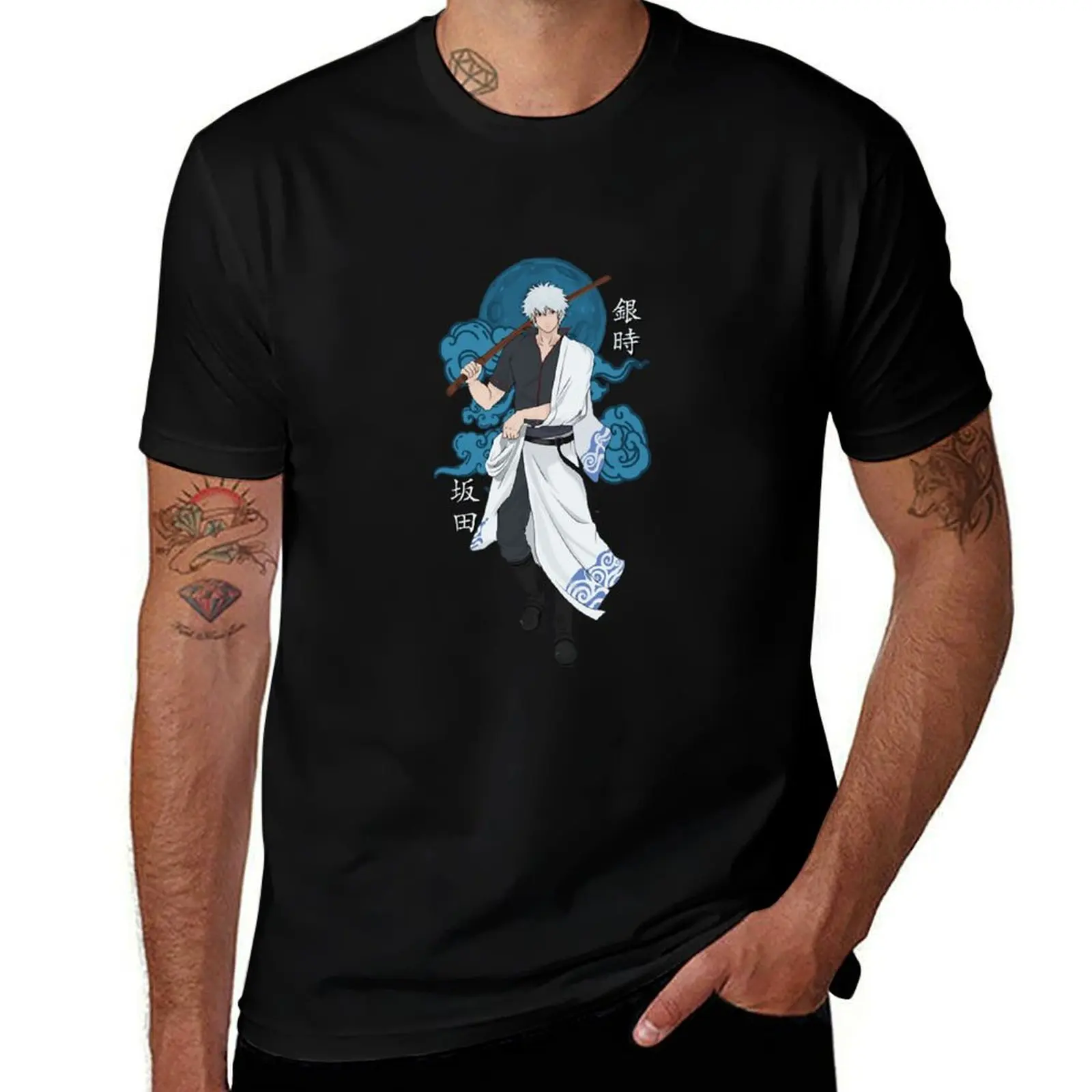 Gintoki Sakata T-Shirt Functional Casual Short Sleeve Tee