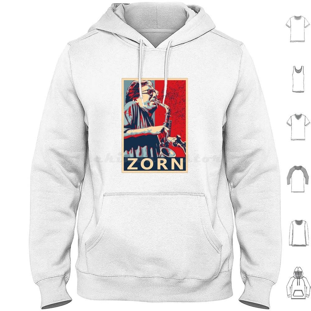 John Zorn Hope Poster-Greatest Musicians In Jazz History Hoodies Long Sleeve John Zorn Tzadik New York Masada Radical