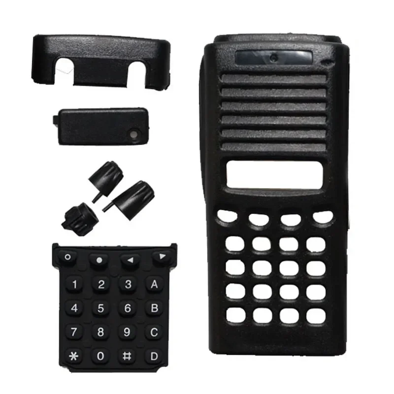 Front Panel Cover Case Housing Shell with Volume Channel Knobs Kits for Kenwood TK-378G 278G 388G TK278G TK378G TK388G Radio